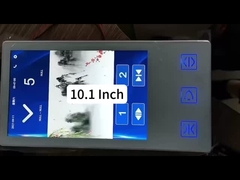 10.1in touchscreen-liftpaneel voor huishoudelijke liftpolitie-paneel multimediaprogramma's